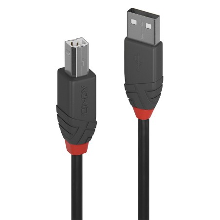 Lindy 05M USB 2.0 Type A to B Cable - High Speed, Durable, Reliable - Manufacturer Part: 36671